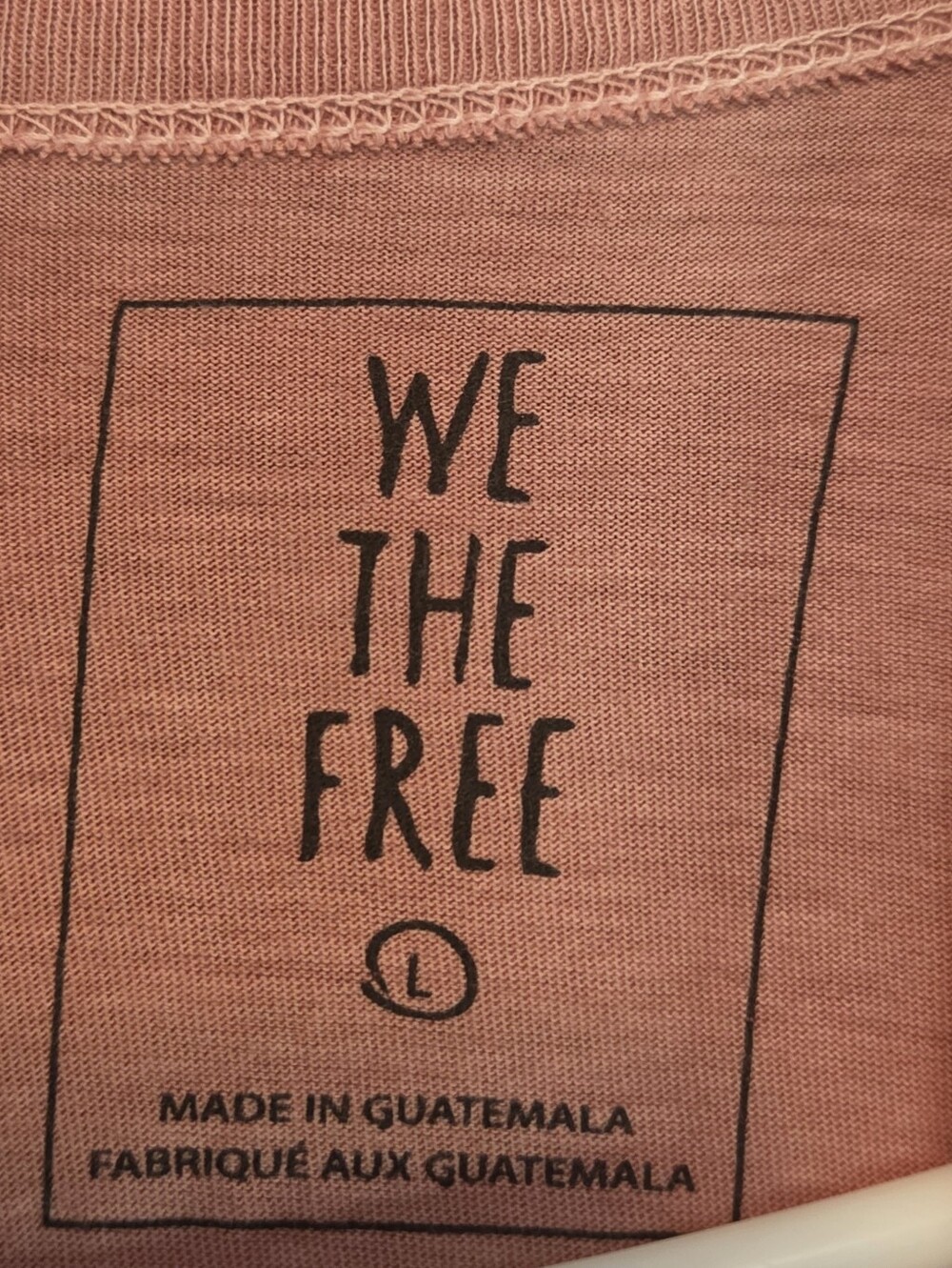We The Free Women's Long Sleeve Relaxed Crewneck Top - Dusty Rose - Picture 2 of 3